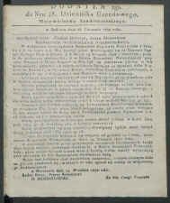 dziennik urzedowy woj.sandomierskiego 1830-48-dod2-00001